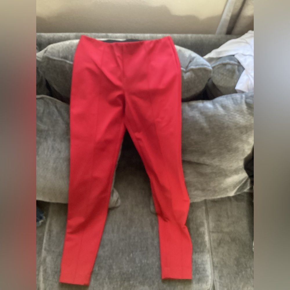Red dress up pant